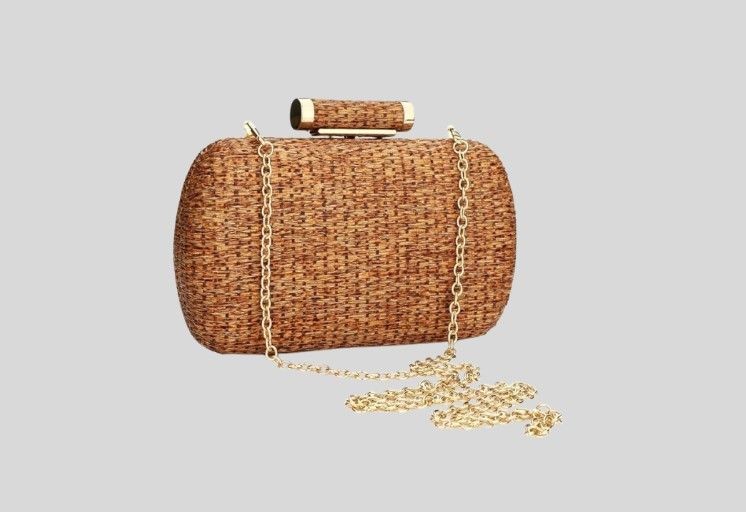 YYW Straw Clutch Purse for Women Wedding Hand-Woved Evening Straw Handbag Party Wedding Summer Beach Bag Wicker clutch