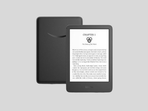 Amazon Kindle – The lightest and most compact Kindle, with extended battery life, adjustable front light, and 16 GB storage – Black, eReader, Gift, Mother's Day