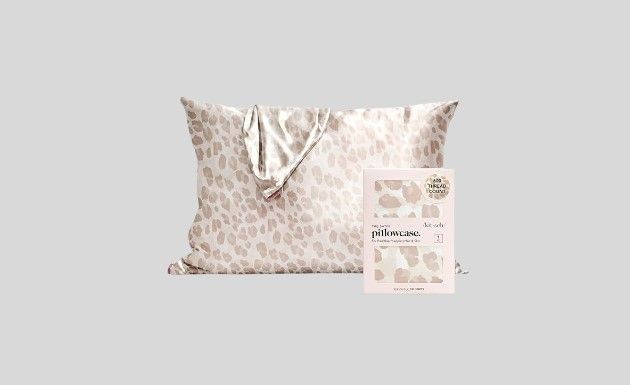 Kitsch Satin Pillowcase - Softer Than Silk Pillow Cases - Cooling Pillow Case with Satin Finish and Zipper | Satin Pillow Case Cover (Standard/Queen (1 Pack), Leopard)