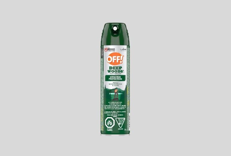 OFF! Deep Woods Insect and Mosquito Repellent, Bug Spray for Camping, Bug Repellent Safe for Clothing, 230 g 